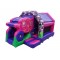 Princess Carriage Castello Gonfiabile Con Scivolo