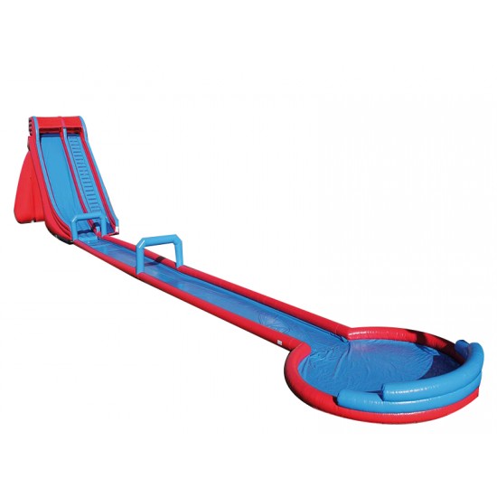 Pista Acquatica Gonfiabile Con Scivolo Pista Acquatica Gonfiabile Con Scivolo