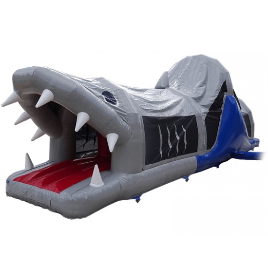 Shark Fun Run Ostacoli Gonfiabile