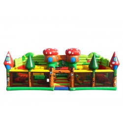 Combo Gonfiabile Della Foresta Incantata Del Bambino Combo Gonfiabile Della Foresta Incantata Del Bambino