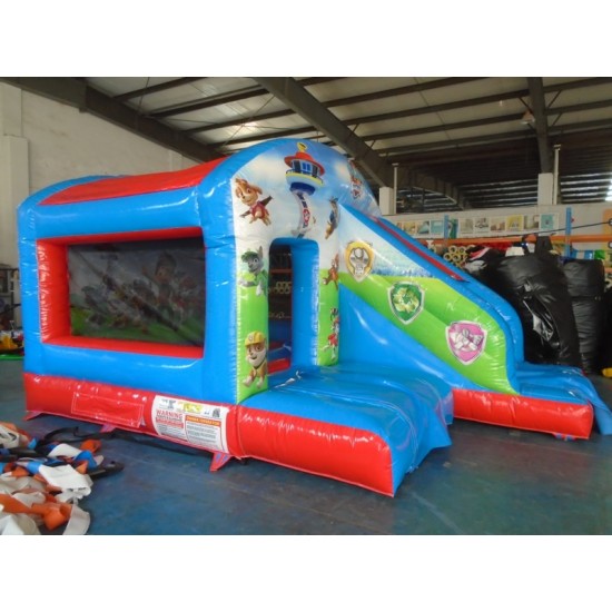Paw Patrol Castello Gonfiabile Con Scivolo Paw Patrol Castello Gonfiabile Con Scivolo
