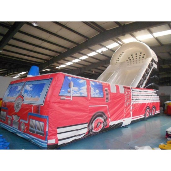 Scivolo Gonfiabile Camion Dei Pompieri Scivolo Gonfiabile Camion Dei Pompieri