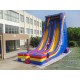 Grande scivolo gonfiabile verticale multicolore Grande scivolo gonfiabile verticale multicolore