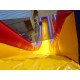 Grande scivolo gonfiabile verticale multicolore Grande scivolo gonfiabile verticale multicolore