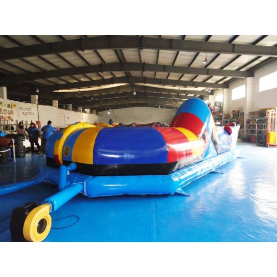Caterpillar Play Tube Gonfiabile